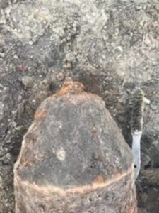 Na poli pri Štúrove našli povojnovú muníciu